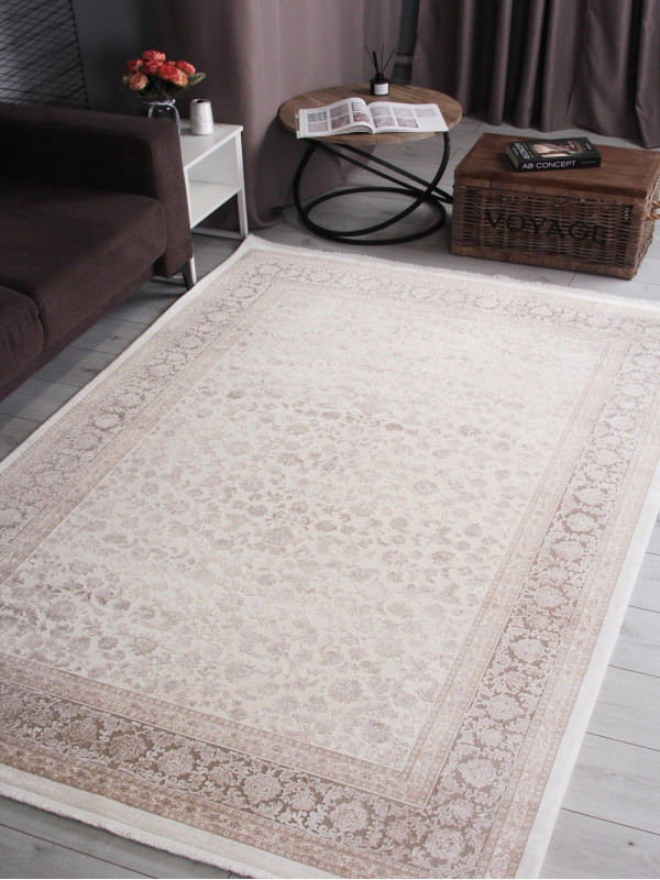 Ковер 4554B - S.WHITE / CREAM - Прямоугольник - коллекция Astoria