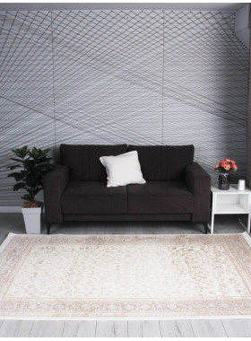 Ковер 4554B - S.WHITE / CREAM - Прямоугольник - коллекция Astoria 0,8x1,5 м