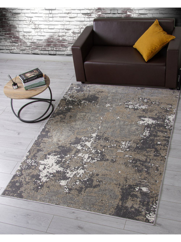 Ковер D996 - CREAM-GRAY - Прямоугольник - коллекция ATLANTIS