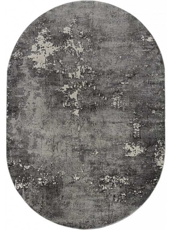 Ковер D996 - LIGHT GRAY - Овал - коллекция ATLANTIS