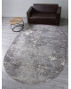 Ковер D996 - LIGHT GRAY - Овал - коллекция ATLANTIS