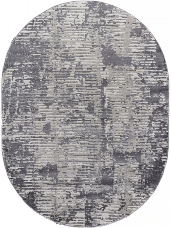 Ковер D999 - CREAM-GRAY - Овал - коллекция ATLANTIS