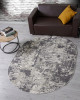 Ковер D999 - CREAM-GRAY - Овал - коллекция ATLANTIS