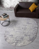 Ковер D999 - CREAM-GRAY - Овал - коллекция ATLANTIS
