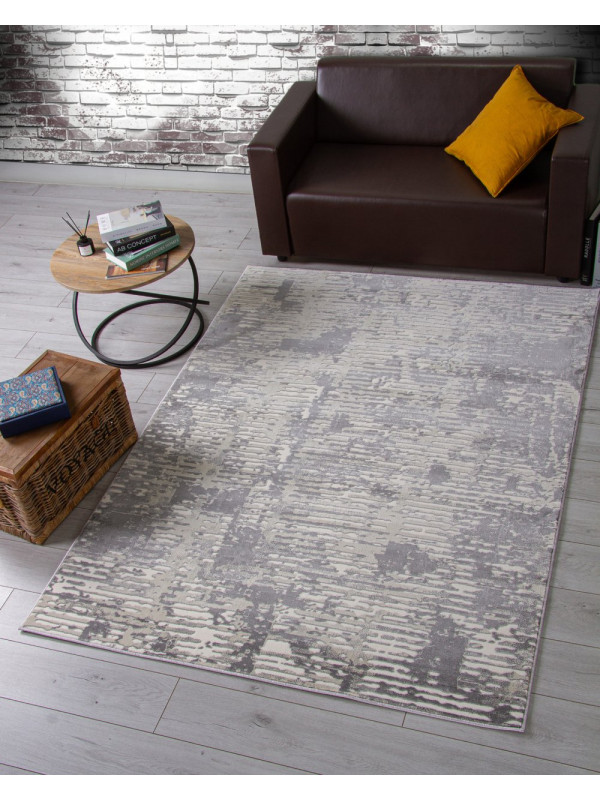 Ковер D999 - CREAM-GRAY - Прямоугольник - коллекция ATLANTIS