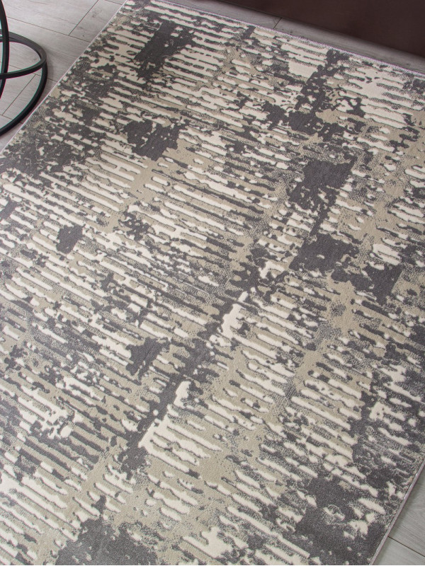 Ковер D999 - CREAM-GRAY - Прямоугольник - коллекция ATLANTIS