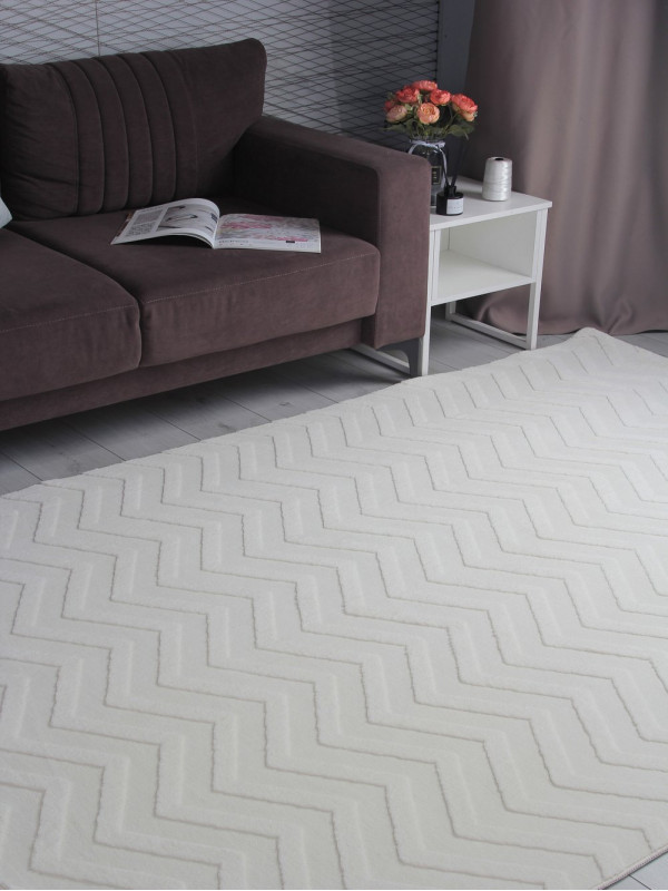 Ковер PX3006 - CREAM - Прямоугольник - коллекция AURA