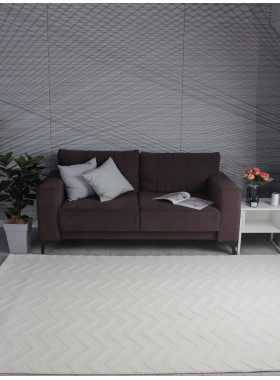 Ковер PX3006 - CREAM - Прямоугольник - коллекция AURA 0,8x1,5 м