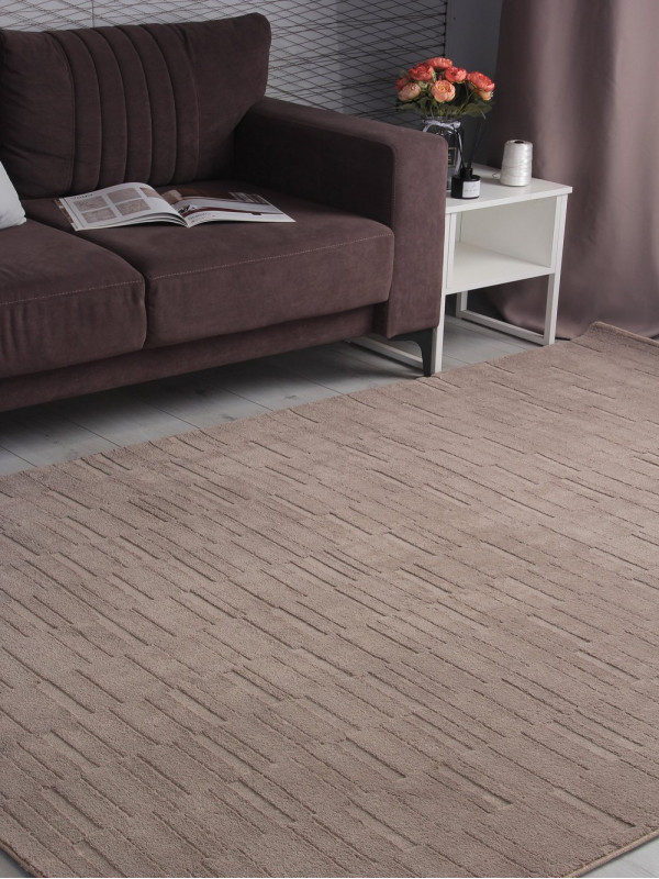 Ковер PX3009 - BEIGE - Прямоугольник - коллекция AURA
