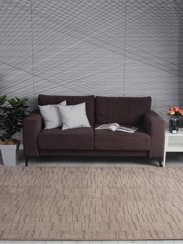 Ковер PX3009 - BEIGE - Прямоугольник - коллекция AURA