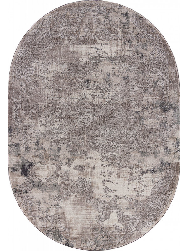 Ковер O2116 - 995 GREY / GREY - Овал - коллекция BRAND