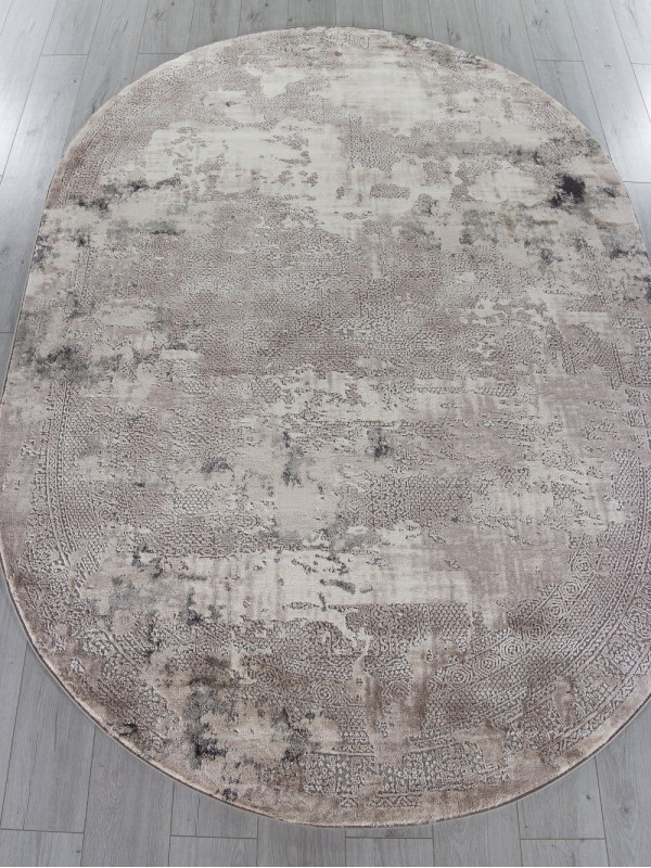 Ковер O2116 - 995 GREY / GREY - Овал - коллекция BRAND