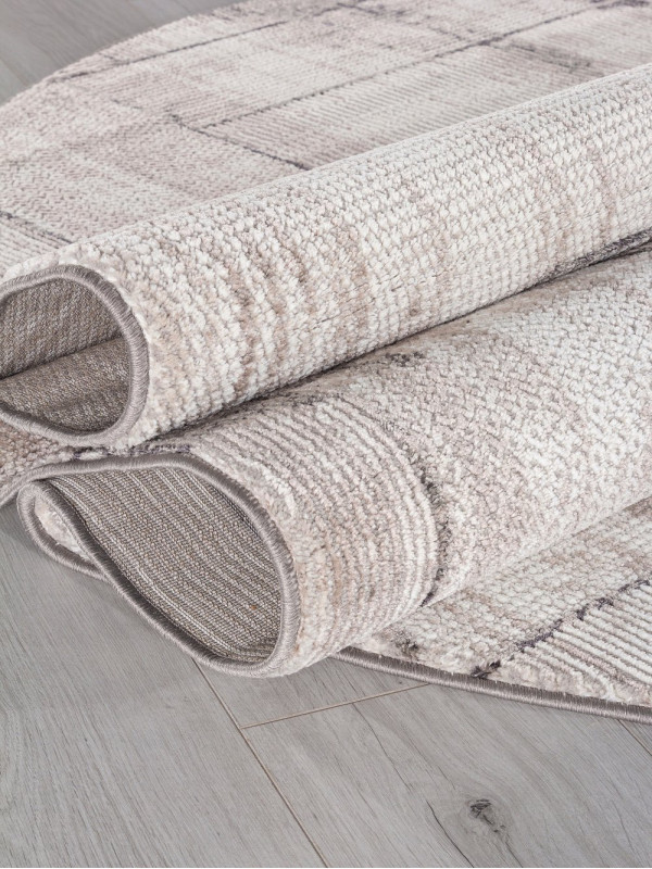 Ковер O2131 - 995 GREY / GREY - Овал - коллекция BRAND