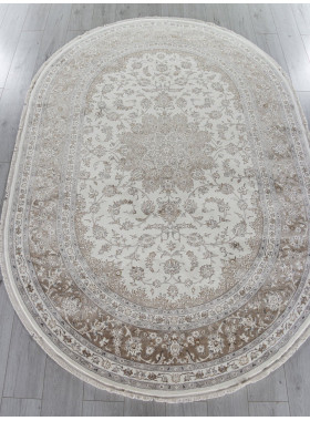Ковер 32705Z - CREAM / GREY - Овал - коллекция CLASSIC 0,78x1,5 м