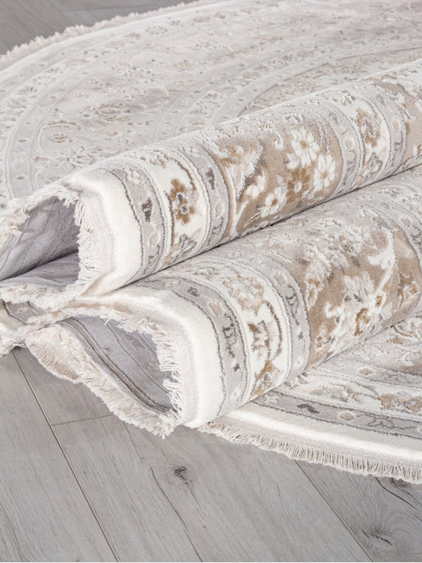 Ковер 32705Z - CREAM / GREY - Овал - коллекция CLASSIC