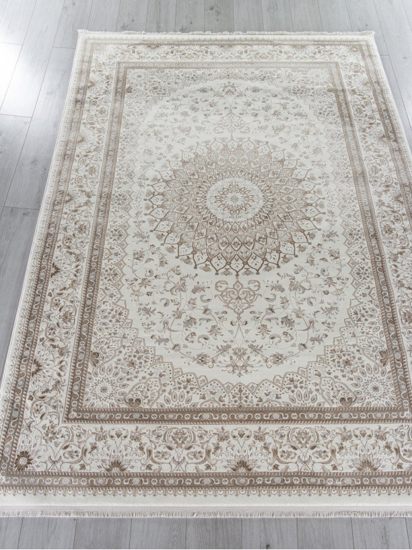 Ковер 32706A - CREAM / D.BEIGE - Прямоугольник - коллекция CLASSIC
