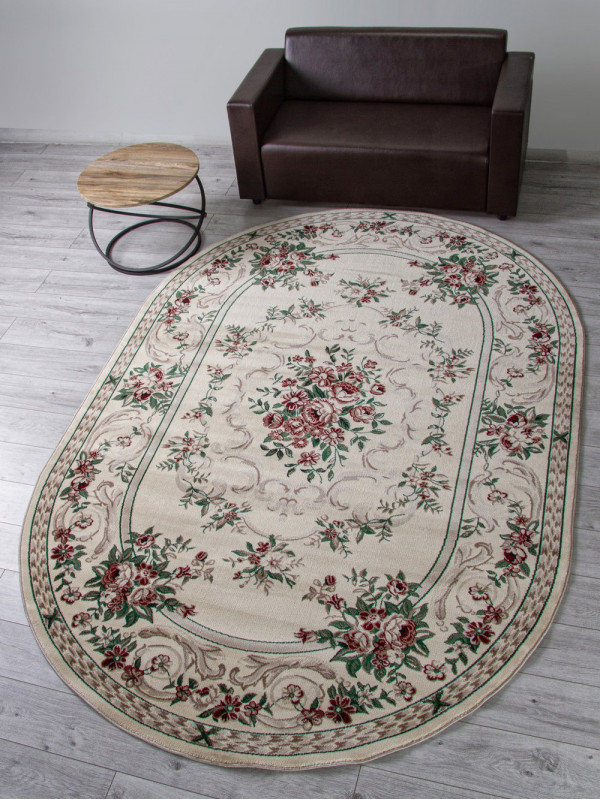 Ковер D057 - CREAM - Овал - коллекция COLIZEY