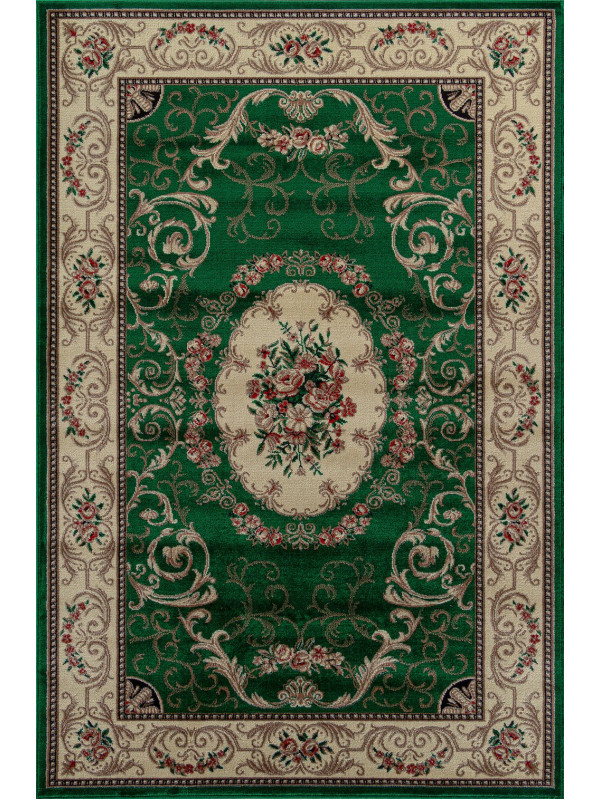 Ковер D066 - GREEN - Прямоугольник - коллекция COLIZEY
