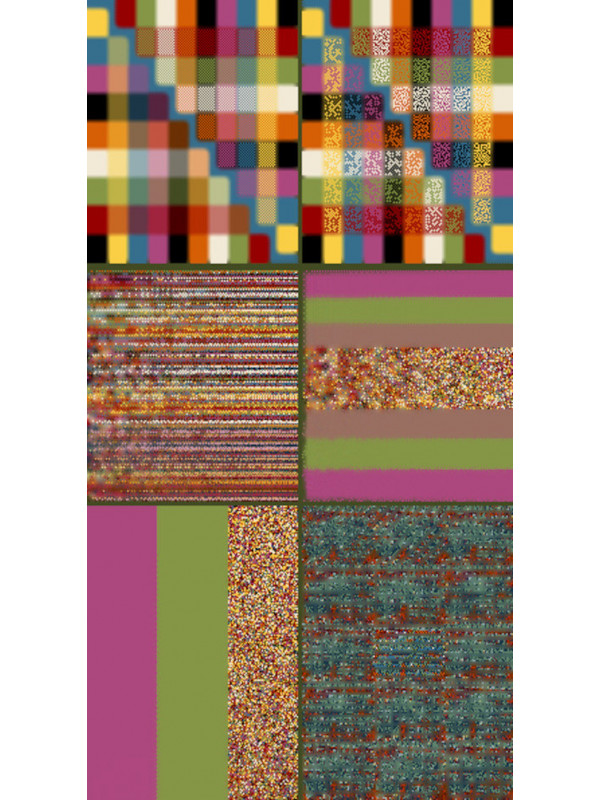Ковер EXA1 - MULTICOLOR - Прямоугольник - коллекция CRYSTAL