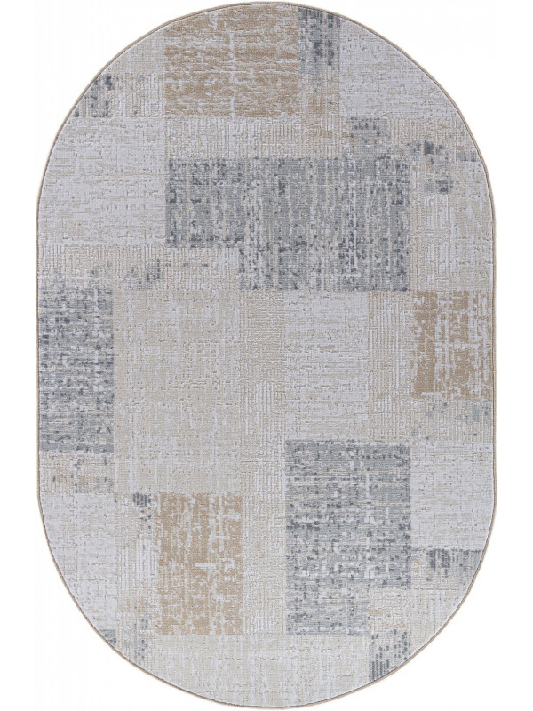 Ковер F387 - BEIGE - Овал - коллекция CUBA