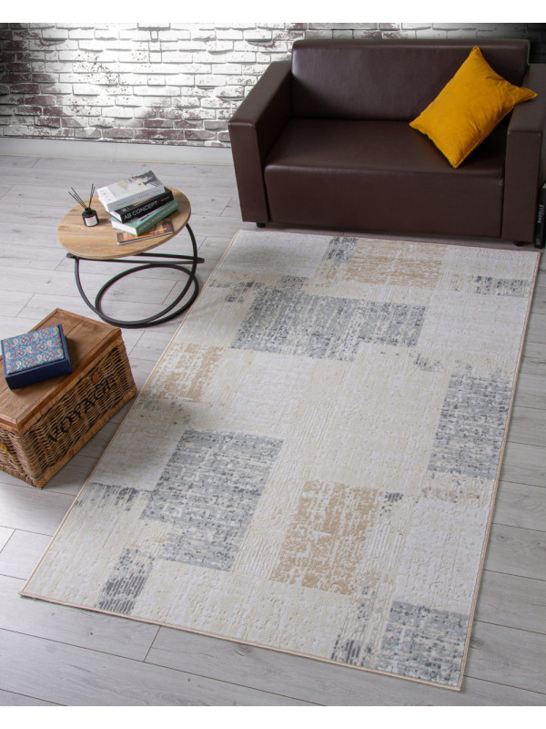 Ковер F387 - BEIGE - Прямоугольник - коллекция CUBA