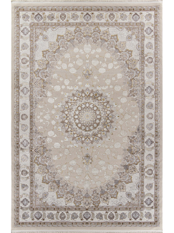 Ковер A050B - L.BEIGE / CREAM - Прямоугольник - коллекция DELINA