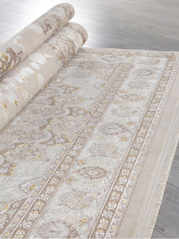 Ковер A050B - L.BEIGE / CREAM - Прямоугольник - коллекция DELINA