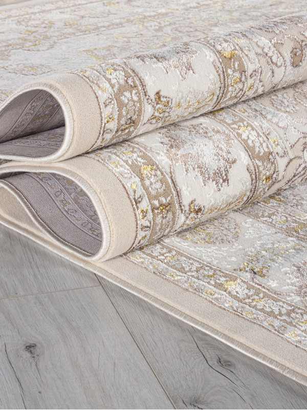Ковер A050B - L.BEIGE / CREAM - Прямоугольник - коллекция DELINA