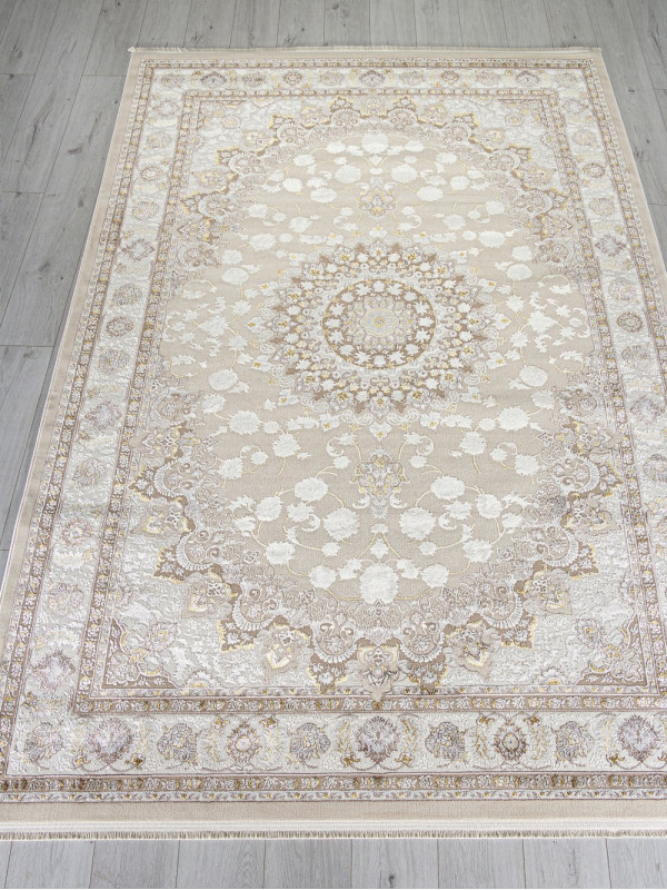 Ковер A050B - L.BEIGE / CREAM - Прямоугольник - коллекция DELINA