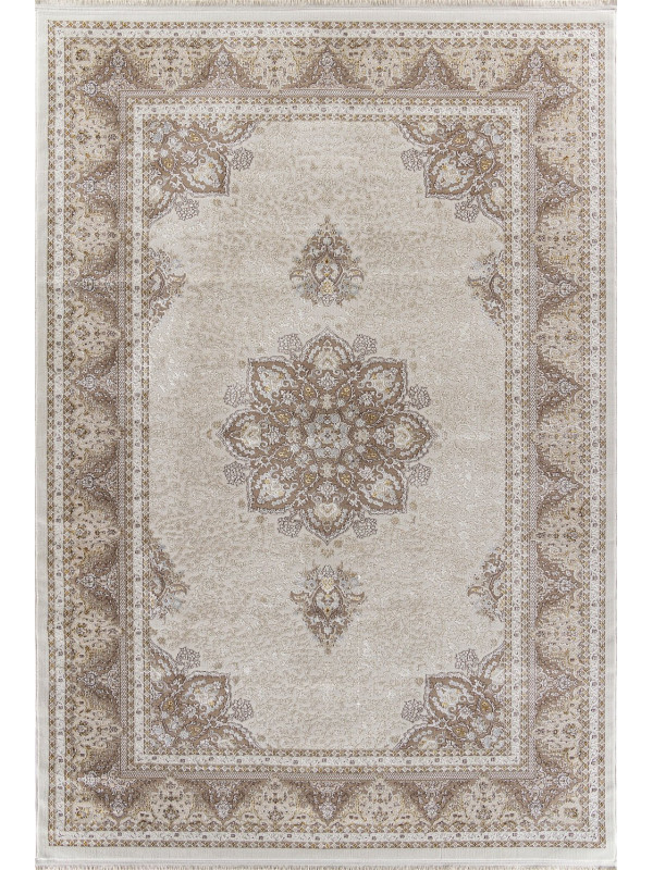 Ковер M104A - CREAM / BEIGE - Прямоугольник - коллекция DELINA
