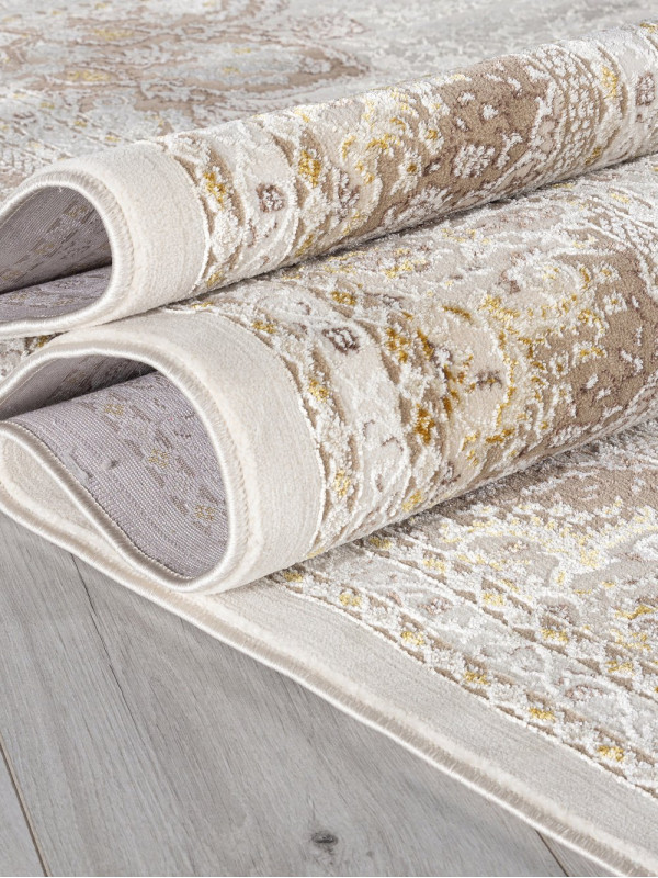 Ковер M104A - CREAM / BEIGE - Прямоугольник - коллекция DELINA
