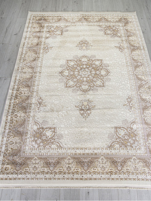 Ковер M104A - CREAM / BEIGE - Прямоугольник - коллекция DELINA