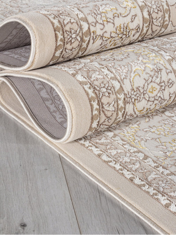 Ковер M108A - BEIGE / CREAM - Прямоугольник - коллекция DELINA