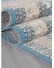 Ковер M108A - BLUE / CREAM - Прямоугольник - коллекция DELINA