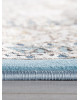 Ковер M108A - BLUE / CREAM - Прямоугольник - коллекция DELINA