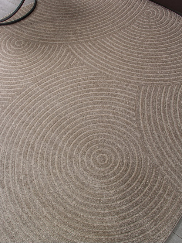 Ковер F410 - LIGHT BEIGE - Овал - коллекция DIOS