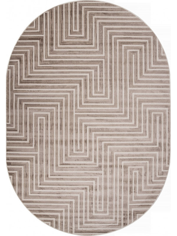 Ковер F412 - BEIGE - Овал - коллекция DIOS