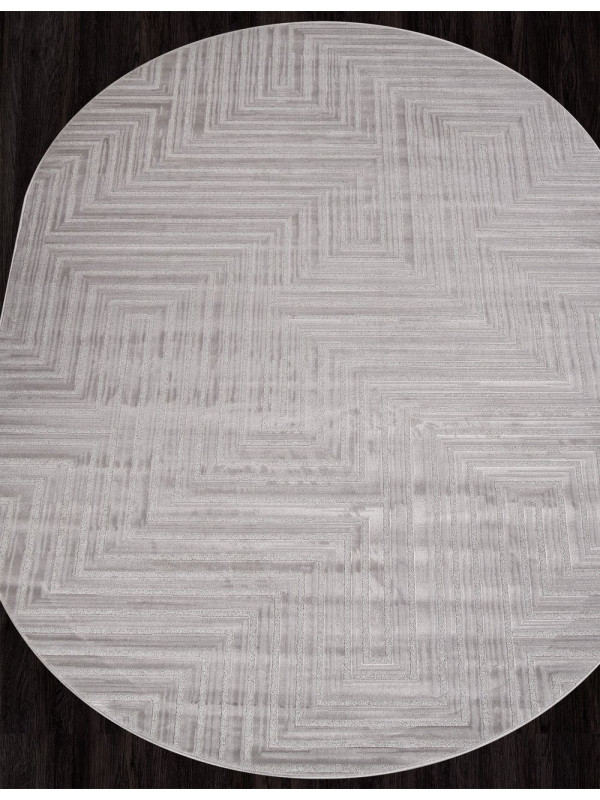 Ковер F412 - GRAY - Овал - коллекция DIOS