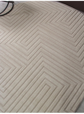 Ковер F412 - LIGHT CREAM - Овал - коллекция DIOS 2x2,9 м