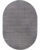 Ковер F412 - LIGHT GRAY - Овал - коллекция DIOS