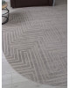 Ковер F412 - LIGHT GRAY - Овал - коллекция DIOS