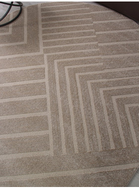 Ковер F438 - LIGHT BEIGE - Овал - коллекция DIOS 2x4 м