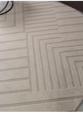 Ковер F438 - LIGHT CREAM - Овал - коллекция DIOS 2x2,9 м