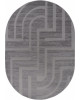 Ковер F439 - LIGHT GRAY - Овал - коллекция DIOS