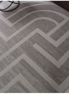 Ковер F439 - LIGHT GRAY - Овал - коллекция DIOS 2x4 м