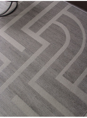 Ковер F439 - LIGHT GRAY - Прямоугольник - коллекция DIOS 1x2 м