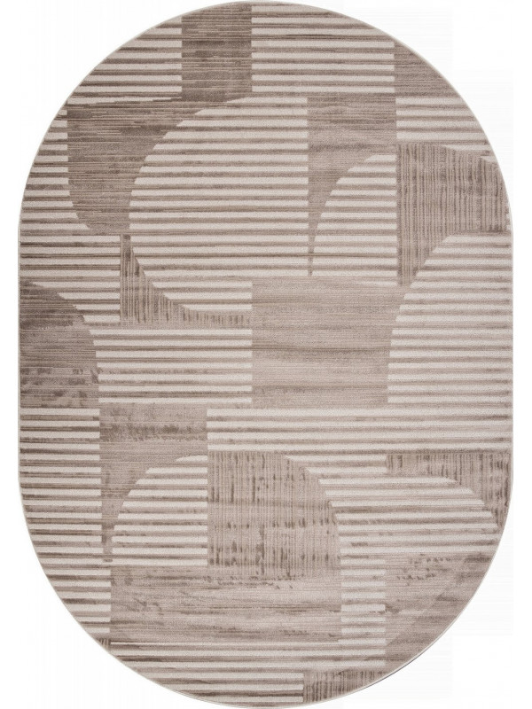 Ковер F440 - BEIGE - Овал - коллекция DIOS