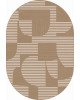Ковер F440 - LIGHT BEIGE - Овал - коллекция DIOS