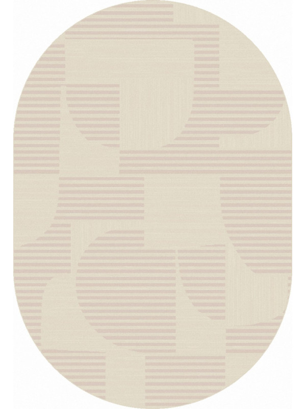 Ковер F440 - LIGHT CREAM - Овал - коллекция DIOS