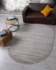 Ковер F441 - LIGHT GRAY - Овал - коллекция DIOS